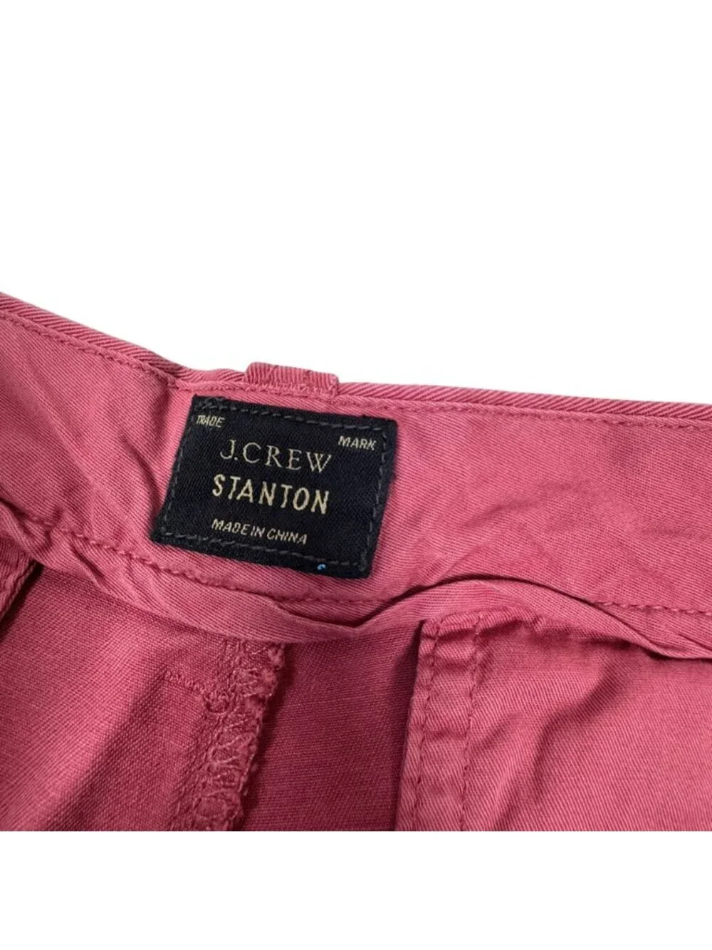 J. Crew Stanton Mens Chino Shorts Sz 29 Pink Preppy Summer